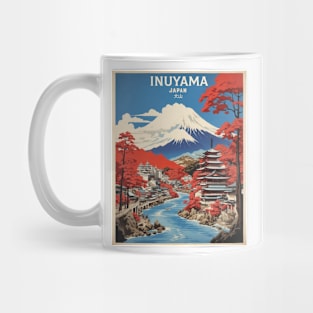 Inuyama Japan Vintage Poster Tourism Mug